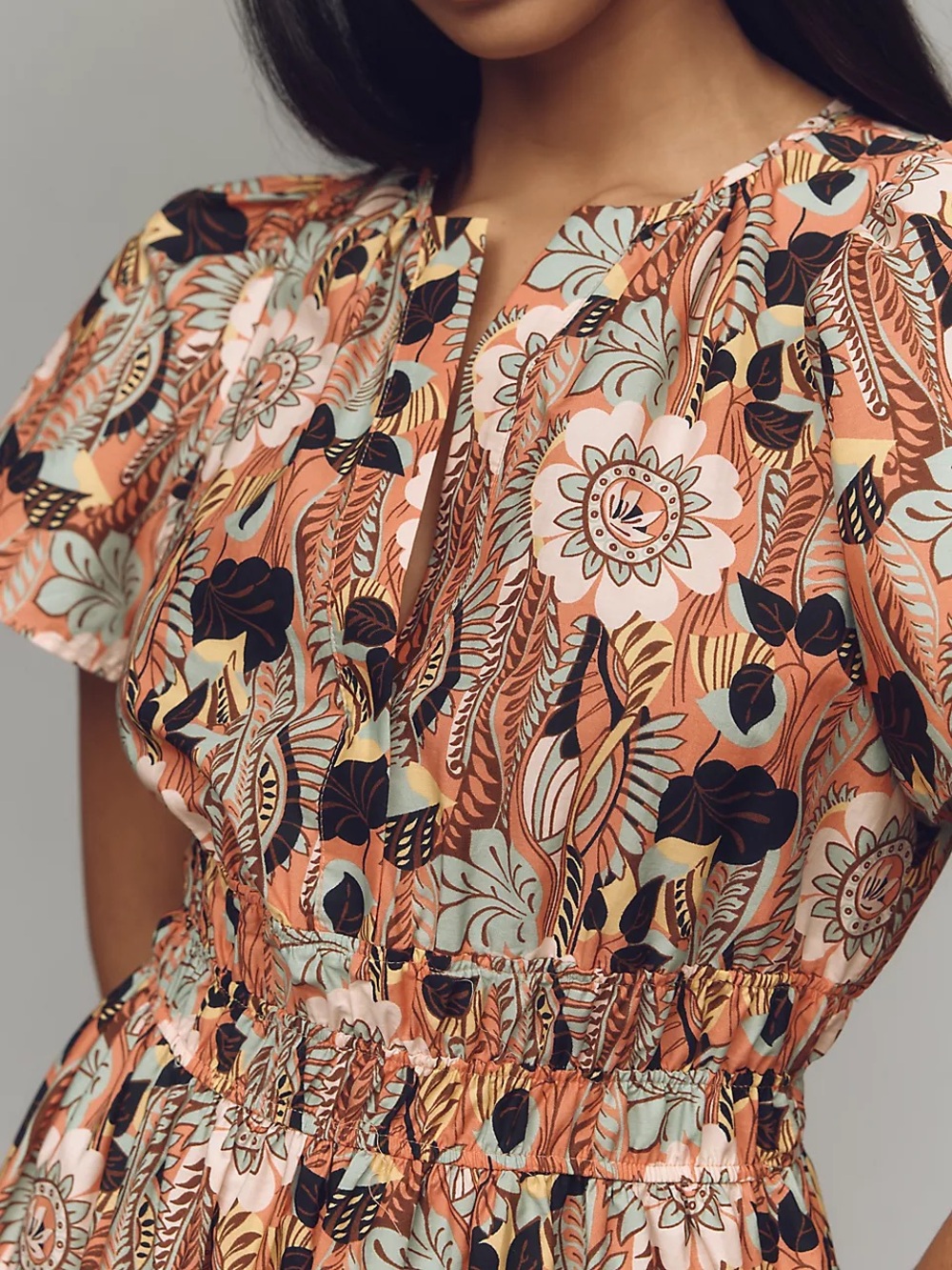 NWT Anthropologie The Somerset Maxi Dress Size 2X - Picture 7 of 8